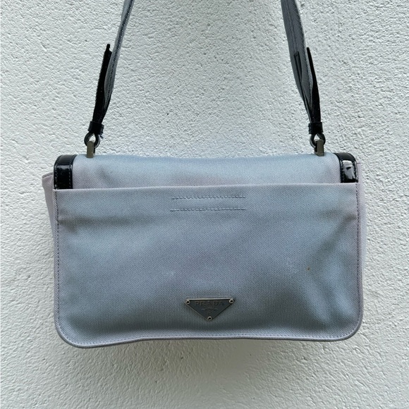 PRADA Shoulder Bag Nylon Light Blue -ART B9930 - Picture 4 of 11